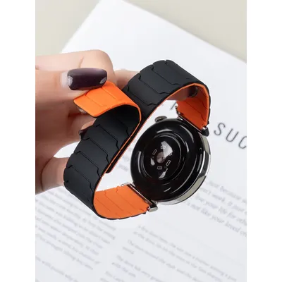 22 mm 20 mm Magnetband für Samsung Galaxy Watch 7 6 5 4 3 Silikon-Schlaufenarmband für Huawei Watch GT5/4/3Pro 46 mm Ultimate Correa Image