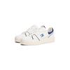 Sneaker TOMMY JEANS "TJM RETRO BASKET", Herren, Gr. 42, blau (weiß, navy), Leder, Textil, Lederimitat, sportlich, Schuhe, Freizeitschuh, Halbschuh, Schnürer mit Kontrast-Details
