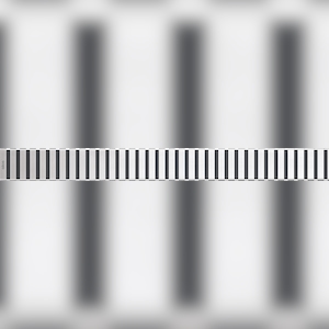 Alcadrain Duschrost LINE für Duschrinnen, Edelstahl-Matt 750 mm Image