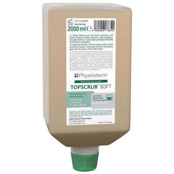 Physioderm Handreiniger »TOPSCRUB® SOFT« 2.0 L braun
