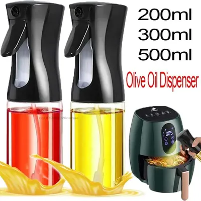 Oil Spray for Cooking Olive Oil Dispenser Bottle Sprayer Mist-Reusable Food Grade Oil Vinegar Spray