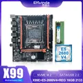 Kit scheda madre da gioco ENVINDA X99 Processore Intel Xeon E5-2680 V4 16 GB DDR4 2133 MHz Dual