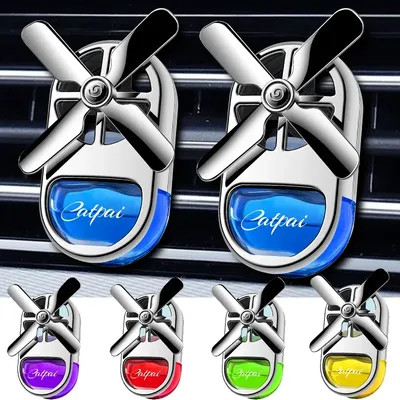 New Car Mini Aromatherapy Air Freshener Rotating Propeller Vent Fragrance Aromatherapy Creative