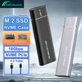 Custodia SSD M2 NVMe PCIe 10Gbps Custodia SSD M.2 Custodia portatile USB C 3.1 a M.2 NVME SSD Box Adattatore Custodia esterna gratuita