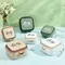 Portable Thickened Folding Pet Bowls - Double Outdoor Dog Feeder Travel Tableware Durable Pet Supplies for Dogs