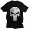 T-shirt da uomo Punisher Skull Harajuku Street Top Fitness Abbigliamento sportivo Abbigliamento da