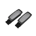 Lampe de lecture LED noire pour pare-soleil, lumières de miroir de maquillage breton pour VW Passat B7, Tiguan, superbe Tharu, 56D947109, 56D, 947, 109, 2 pièces