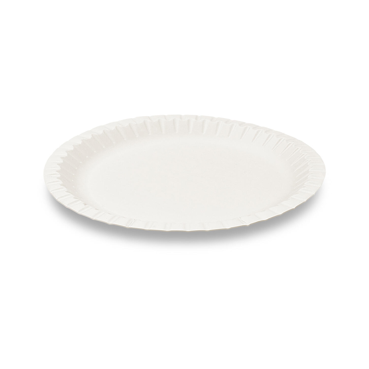 200x Pappteller rund Ø15 cm aus Frischfaser Papier Image