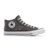 Sneaker CONVERSE "CHUCK TAYLOR ALL STAR MALDEN STREET CANVAS & SUEDE", Gr. 48, sharkskin, weiß, schwarz, Textil, sportlich, Schuhe