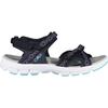 Sandale CMP "ALMAAK WMN HIKING SANDAL", Gr. 37, blau (navy, türkis), Synthetik, Textil, gemustert, sportlich, Schuhe, mit Klettverschluss