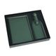XXCLW Travel Pair Minimalist Travel Ticket Holder Multifunctional Pu Leather Passport Holder Luggage Tag Gift Box Sets(Green)