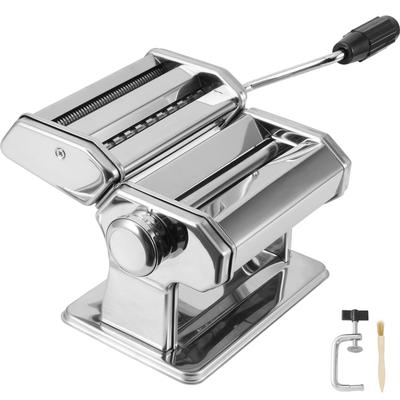 Pasta Maker Machine, 9 Adjustable Thickness Settings Noodles Maker, Stainless Steel Noodle Rollers and Cutter