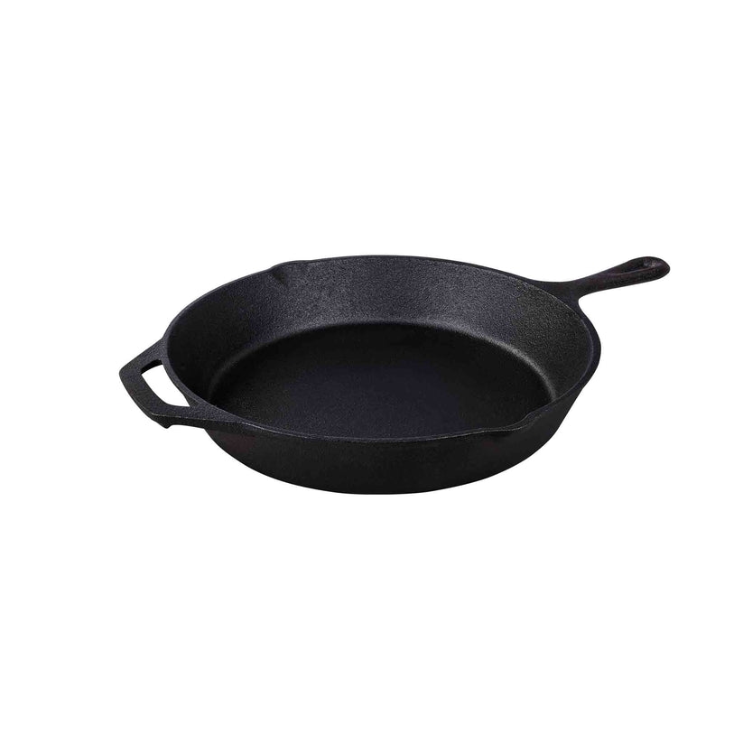 Tramontina Gusseisen Grillpfanne BLACK, 30 cm, optimale Wärmeleitung, für Induktion, Grill und BBQ Image