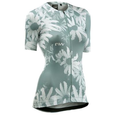 Northwave - Women's Blade Jersey Short Sleeve - Radtrikot Gr XL grau/türkis Image
