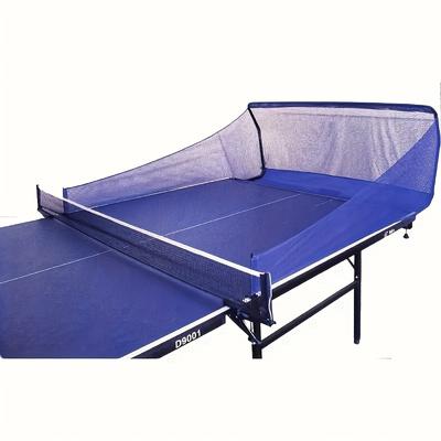 TEMU Portable Folding Table Tennis Net | Stainless | Suitable For All Ages | Accessory For Serve And Return Games | Durable Blue Markers