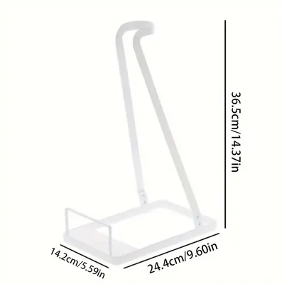 TEMU Sturdy Metal Vacuum Cleaner Stand - Floor-standing Storage Rack For Mops And Vacuums, Indoor Use Vacuum Cleaners For Home Vacuum Cleaner Bags Image