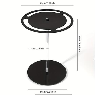 TEMU 1pc Acrylic Glasses Organizer Stand With 360° Rotating , Eyewear Display Rack For Desk Or Dresser, Holds Multiple Glasses, No Power Needed, Dresser Accessory | Sleek | Decorative Stan Image