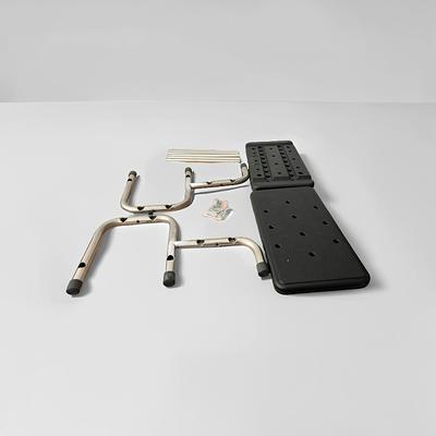 TEMU Portable Stainless Steel Double Layer Anti-slip Plastic Step Stool - Thickened Anti-slip And Waterproof Steps Used In Home, Hospital, Garden Or Office Step Stool Bearing Weight Over 200kg Image