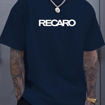 TEMU Men's Novelty Round Neck T-shirt - Casual Polyester Knit, Breathable Mesh Fabric, Stretch, Regular Fit, Ideal For Outdoor Sports, Sports Tshirt | | Breathable Image