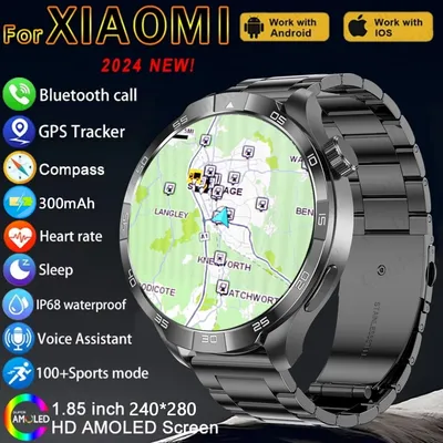 Neu für xiaomi smart watch männer nfc gps sport uhr 410 mah batterie outdoor sport fitness Image