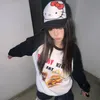 Sanrio Hello Kitty Subcultural Spicy Girl Trend Baseballmütze Niedlicher Aufdruck Nischen-Sonnenschutzkappe Hip-Hop-Punk Vielseitige Schirmmütze