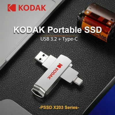 KODAK X203 USB 3.2 Metall-Stick, hohe Geschwindigkeit, 256 GB, 512 GB, hohe Kapazität, Image