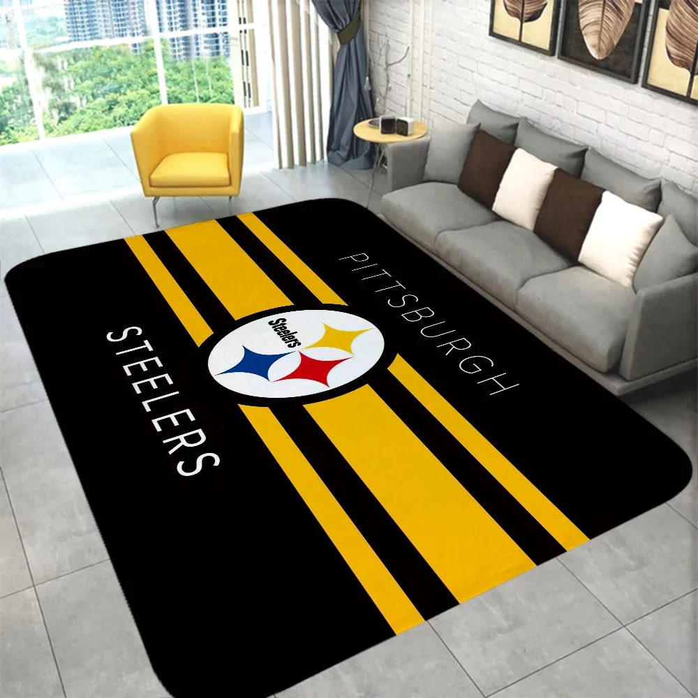 Carpets PittsburghS SteelerS Bath Rug Mat Rug for Bedroom Mats Kitchen Carpet for Bathroom Things to the Room Decoration Items