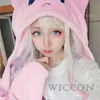 NEEDY GIRL OVERDOSE KAngel P-chan Doujin Kawaii Decke Streamer Overload Rosa Katze Cape Kapuze