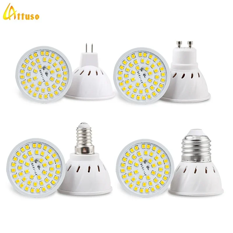 1-10 Stück LED-Glühbirne GU10 MR16 E27 E14 GU5.3 Strahlerlampe 110V 220V Ersatzbirnen für Halogenlampen, gerichtete Beleuchtung für Zuhause