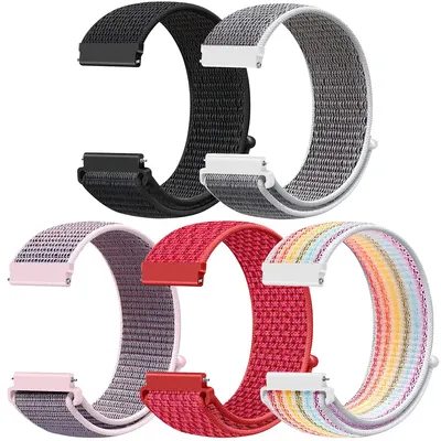 Schlaufen band für amazfit gts 4/3/2/2e mini/gtr 4/3/pro/gtr2/47mm/stratos nylon 20mm/22mm Uhren Image