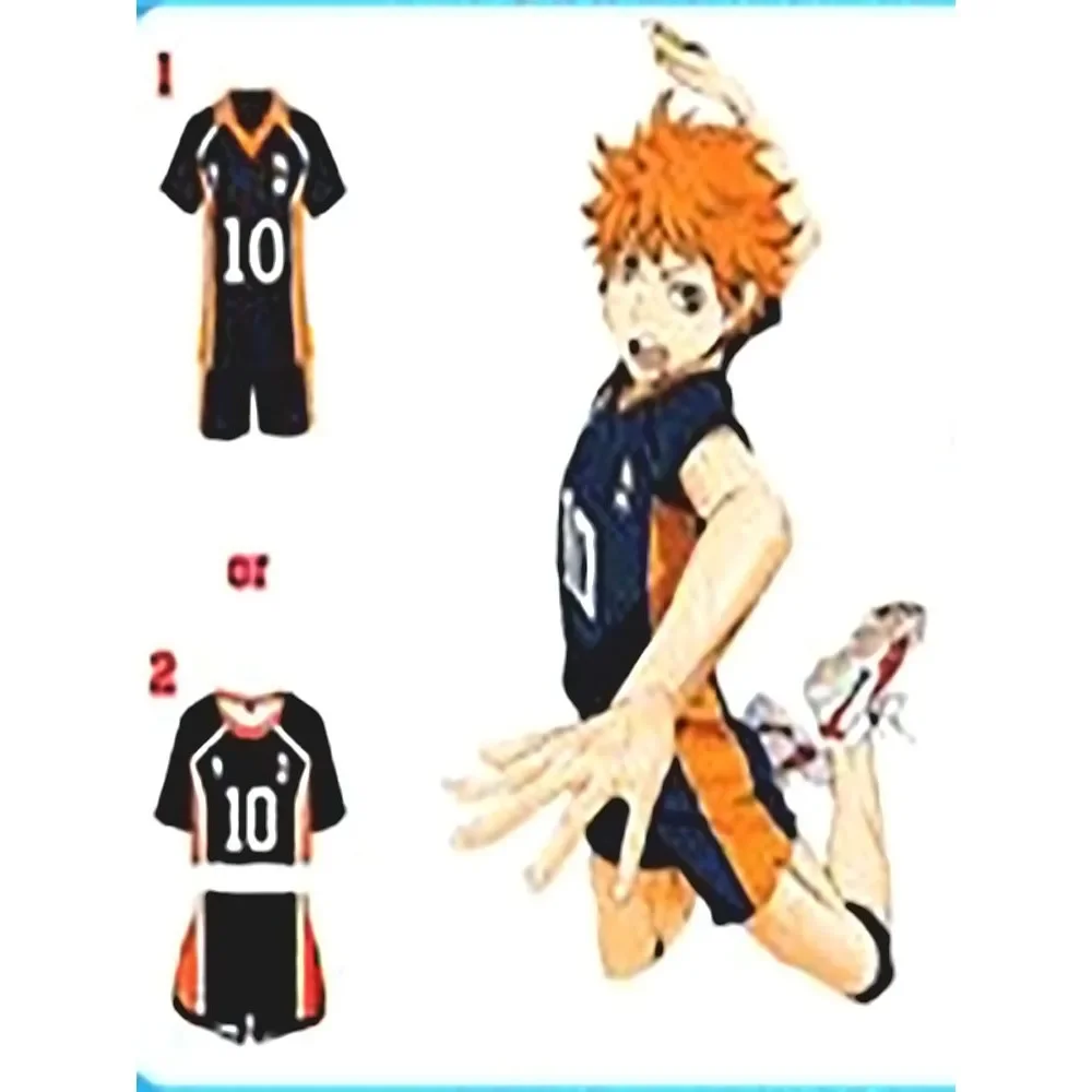 Haikyuu hinata shoyo karas uno high school volleyball sportswear halloween weihnachts feier rollenspiel männer und frauen shorts s Image