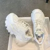 2024 neue Frauen neue Mode Plattform Sportschuhe Frauen Sommer schwarz lässig klobige Turnschuhe Frauen Mesh Leder Plateaus chuhe