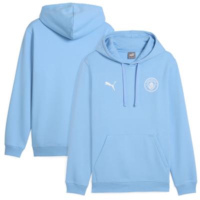Manchester City Puma FtblEssentials Hoodie FL – Blau Image