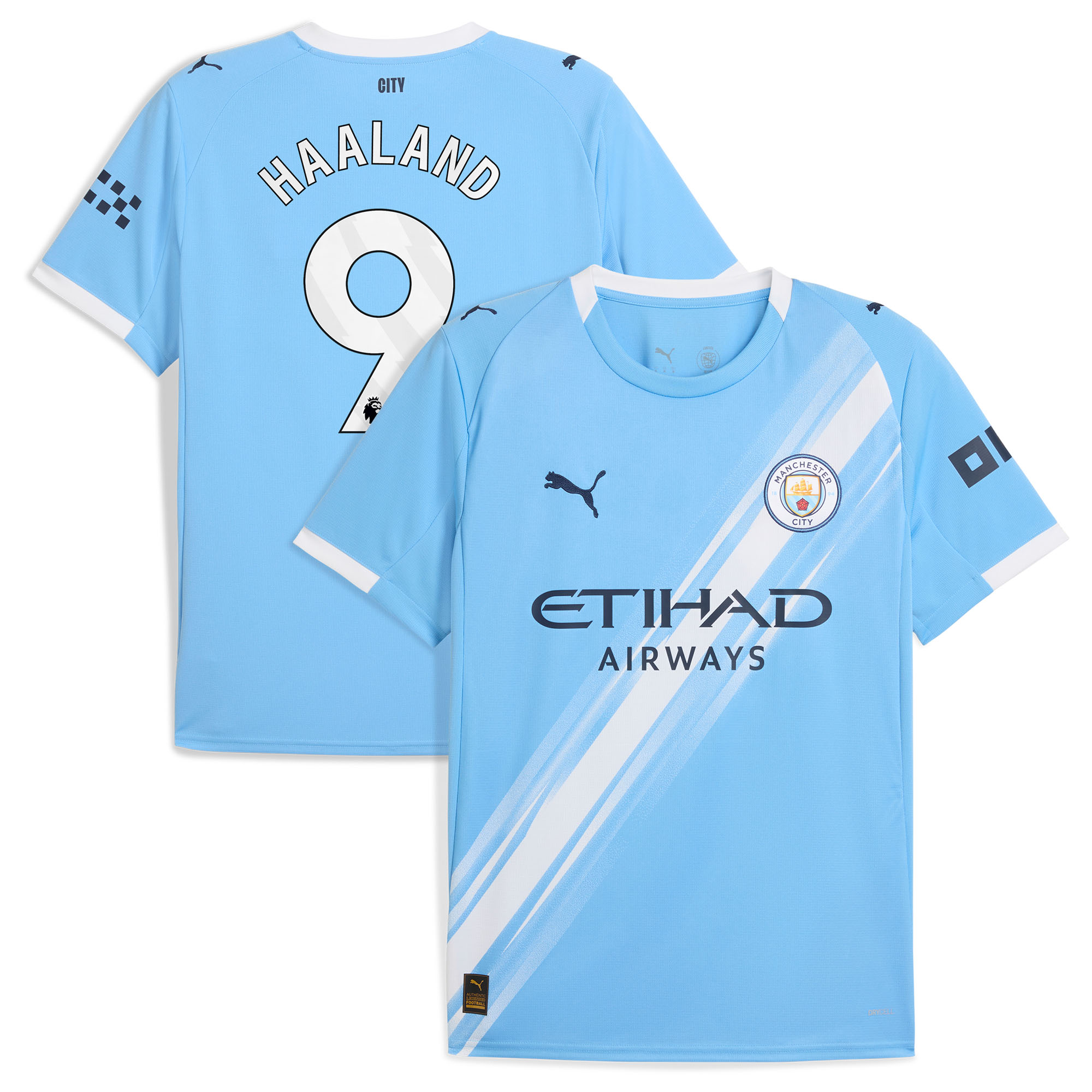 Manchester City PUMA Heimtrikot 2025-26 mit Aufdruck Haaland 9 Image
