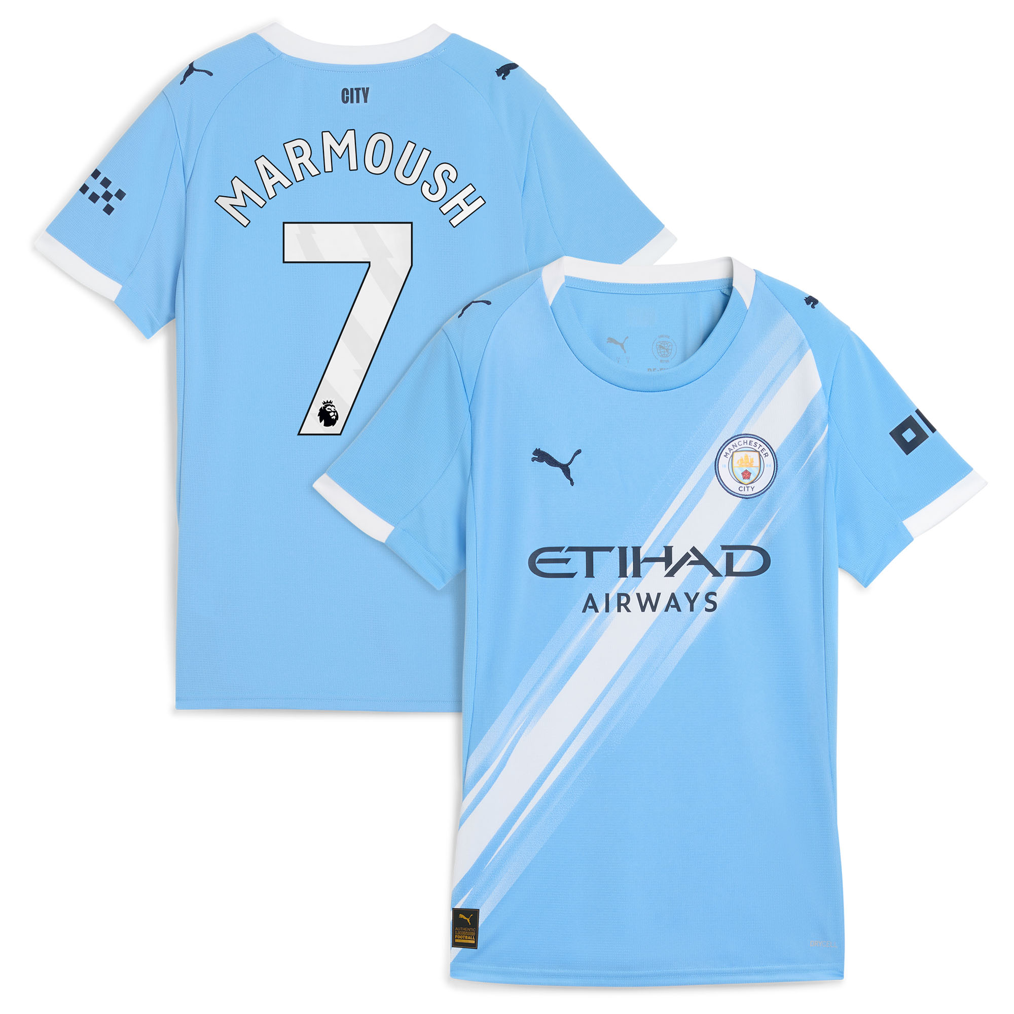 Manchester City PUMA Heimtrikot 2025-26 - Damen mit Aufdruck Marmoush 7 Image