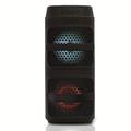Altoparlante Bluetooth per feste con luci RGB – suono stereo potente da 4, associazione TWS, LED colorati, ricaricabile, per eventi all'aperto, ballo in casa o karaoke