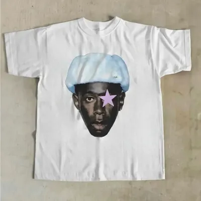 Retro Trend Portrait 2025 Tyler The Creator Tshirt Summer Streetwear Tee Men Women Top Casual