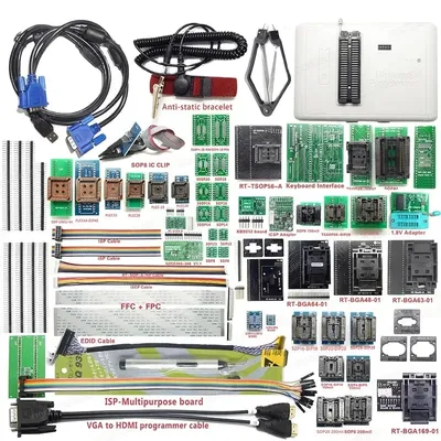 RT809H bios universal programmer with 51 adapter EMMC Nand flash USB programmer FLASH
