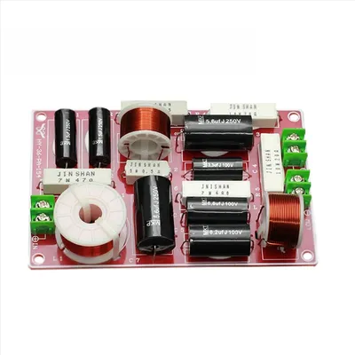 2 Way Hi-Fi Audio Treble + Bass Crossover Speaker Frequency Divider Stereo Crossover Filters 18DB