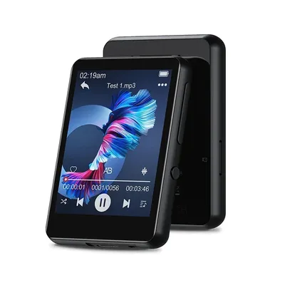 M4 32GB 2.4'' Touch Screen Bluetooth Mp3 Player with Built-in HD Speaker, MP3 Player with FM radio