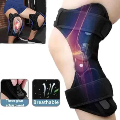 New with Powerful Rebound Springs Knee Assistive Device Non-Slip Breathable Knee Booster Adjustable