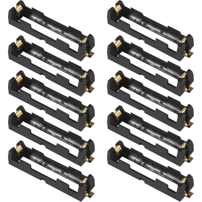 10pcs 18650 Battery Clip Holder Box Case for 18650 Battery Copper Contacts Battery Storage Box Case