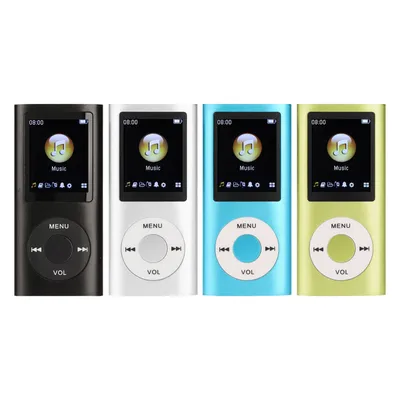 MP3 Player Mini MP3 Player MP3 Player Stylish Multifunctional Lossless Sound Slim 1.8 Inch LCD