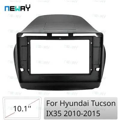 10.1 Inch Car Radio Fascias Dashboard Frame Installation 2 DIN For Hyundai Tucson IX35 2010-2015