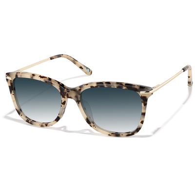 Zenni Women's Square Rx Sunglasses Tortoiseshell Mixed Full Rim Frame