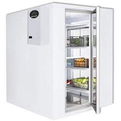 Wimar Kühlzelle mit winterfestem Aggregat 8,0 m³ 2100x2400x2010 mm Kühlhaus mit Aufbau Image