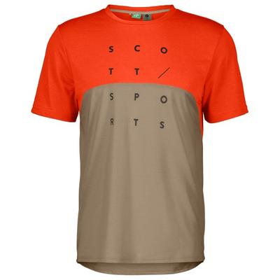 Scott - Trail Flow Dri S/S - Radtrikot Gr M beige/rot Image