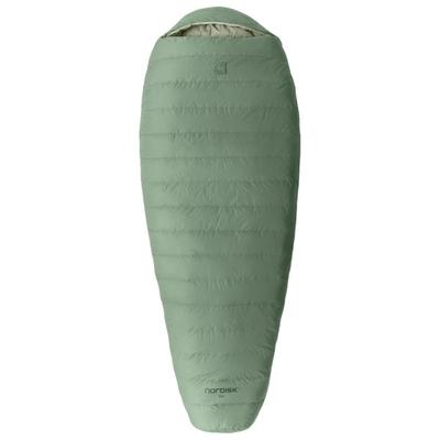 Nordisk - Ides ±0° Wide Mummy Sleeping Bag - Daunenschlafsack Gr L - bis 190 cm Zip: Left Grün