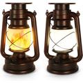 Lanterne Solaire Extérieure, 2 Pièces Lampe Tempete Solaire, Lanterne Solaire Jardin, Lampe Tempete