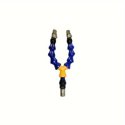 TEMU 1pc 3xlr Extension Blue Rod Tube Machines Accessories, Double Head Single Head Rod Machine Attachments Image